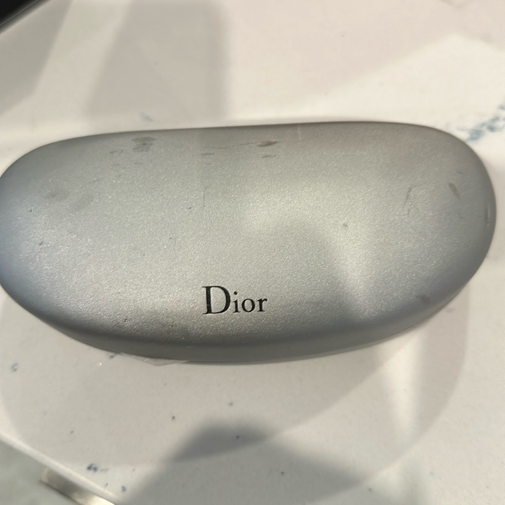 Dior Silver Sunglasses Case